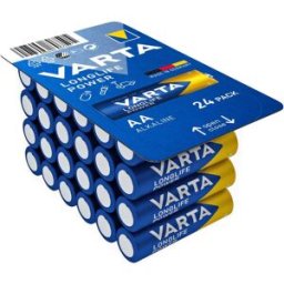 Varta LONGLIFE Power AA Big Box 24 Pile LR6 (AA) alcaline(s) 2.96 Ah 1.5 V 24 pc(s)