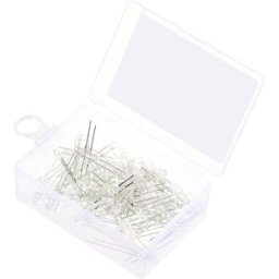 TRU COMPONENTS LED blanc pur rond 3 mm 14400 mcd 30 ° 20 mA 2.7 V, 3.4 V