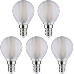 Paulmann 29098 LED CEE F (A - G) E14 forme de goutte 4.8 W blanc neutre (Ø x H) 45 mm x 78 mm 5 pc(s)