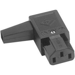 Connectique pour appareils réfrigérants série (connecteur réseau) 43R K & B 43R011211 femelle, coudé Nombre total de pôles: 2 + PE 10 A noir 1 pc(s)