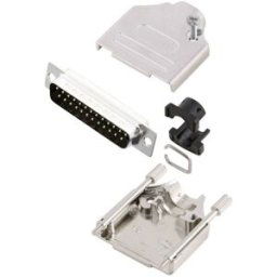MH Connectors MHDTZK25-DM25P-K Kit embase SUB-D mâle 180 ° Nombre de pôles: 25 fût à souder 1 pc(s)