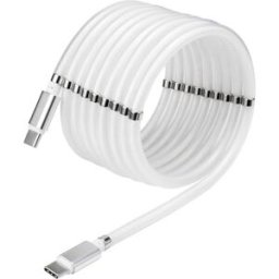 Renkforce Câble USB USB 2.0 USB-C® mâle, USB-C® mâle 2.00 m blanc contacts dorés TO-6886785