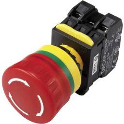 DECA A20L-V4E02Q6R Arrêt durgence avec élément de contact 240 V/AC 6 A 2 NF (R) IP65 1 pc(s)