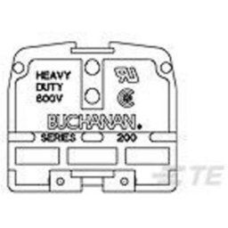 Custom Terminal Blocks TE AMP Custom Terminal Blocks 4-1437390-3 TE Connectivity Contenu: 1 pc(s)