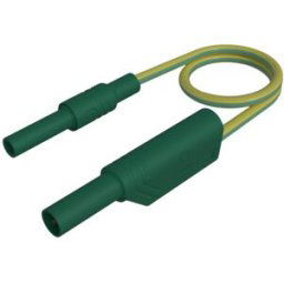 SKS Hirschmann MAL S WS-B 100/2,5 ge/gn Cordon de mesure de sécurité prise de sécurité 4 mm prise de sécurité 4 mm, empilable 100 cm jaune-vert 1 pc(s)
