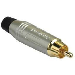 Cinch/RCA mâle, droit Amphenol ACPR-SBK Nombre de pôles: 2 mono argent 1 pc(s)