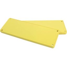 Hammond Electronics 1455UPLY Cadre frontal ABS jaune (L x l x H) 196 x 71 x 11.60 mm 2 pc(s)