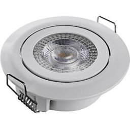 Heitronic 500665 DL7202 Luminaire à LED encastrable LED LED intégrée 5 W blanc
