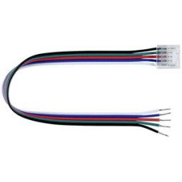 Paulmann 78465 Connector RGBW Slim Feed 12mm Câble de raccordement Longueur de câble: 0.21 m 24 V (L x l x H) 0.215 x 14 x 5.5 mm 1 pc(s)