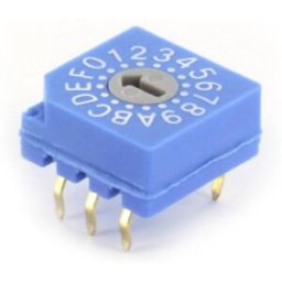 TRU COMPONENTS TC-CDS16 TC-CDS16 Commutateur de codage hexadécimal 0-9/A-F 1 pc(s)