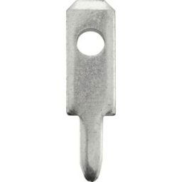Languette 2.8 x 0.5 mm Vogt Verbindungstechnik 3780a05.68 180 ° non isolé métal 100 pc(s)