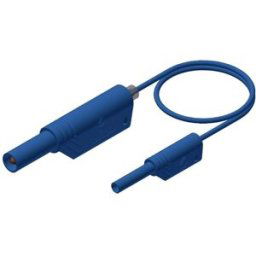 SKS Hirschmann MAL S WS 2-4 100/1 Cordon de mesure de sécurité Banane mâle 4 mm Banane mâle 2 mm 1.00 m bleu 1 pc(s)