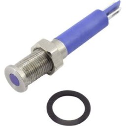TRU COMPONENTS 1605942 Voyant de signalisation LED bleu 12 V DC/AC 60 mcd