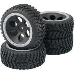Roues complètes Reely RE-6549732 1:10 Buggy Fighter design à trous noir 2 pc(s)