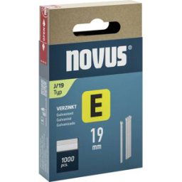 Novus Tools 044-0090 Clous pour agrafeuse Type J Longueur 19 mm 1000 pc(s)