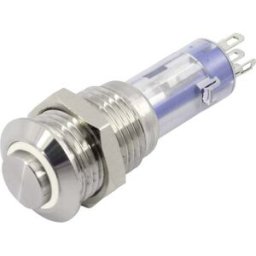 Interrupteur à pression TRU COMPONENTS LAS4GQH-11ZE/W/24V/S TC-6647620 48 V 2 A 1 x On/Off à accrochage 1 pc(s)
