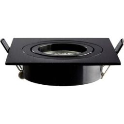 Heitronic 500596 DL7801 Luminaire à LED encastrable LED GU10, GU5.3 8 W noir