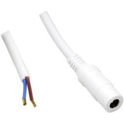 Câble de raccordement basse tension BKL Electronic 075204 DC femelle - extrémité(s) ouverte(s) 5.50 mm 2.10 mm 1.00 m 1 pc(s)