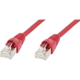 Câble de raccordement réseau informatique RJ45 Telegärtner 100008264 CAT 6a S/FTP rouge 2.00 m