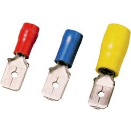Cosse à languette mâle 6.3 x 0.8 mm Weidmüller FSKI/4,0-6,0/638 1491840000 partiellement isolé jaune 100 pc(s)