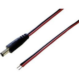Câble de raccordement basse tension BKL Electronic 072072 DC mâle - extrémité(s) ouverte(s) 5.5 mm 2.5 mm 2.00 m 1 pc(s)