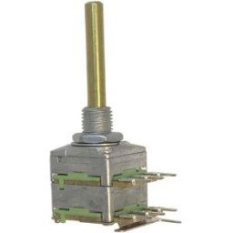 Potentiomètre rotatif 1 tour Potentiometer Service 63256-02400-4003/B25K RD1602F-20B4-30R6-B25k-602 stéréo 0.2 W 25 kΩ 1 pc(s)