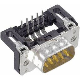 Embase SUB-D mâle 15 pôles Harting 09652626813 90 ° à souder 1 pc(s)