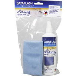 DataFlash TFT, LCD Spray nettoyant pour écrans 250 ml avec chiffon de nettoyage DF1623 1 pc(s)