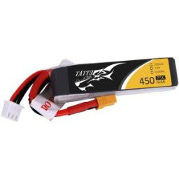 Tattu Pack de batterie (LiPo) 7.4 V 450 mAh Nombre de cellules: 2 75 C Softcase XT30