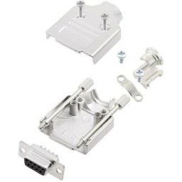 Amphenol L17MHDM09+L77SDE09S Kit embase SUB-D femelle 180 ° Nombre de pôles: 9 fût à souder 1 pc(s)