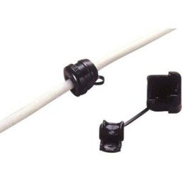 TRU COMPONENTS TC-SRR6P3203 Décharge de traction Ø max. des bornes 8.2 mm Epaisseur de plaque (maxi) 3.2 mm Polyamide noir 100 pc(s)