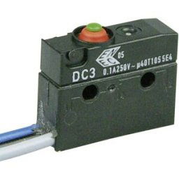 ZF DC3C-C3AA Microrupteur DC3C-C3AA 250 V/AC 0.1 A 1 x On/(On) IP67 à rappel 1 pc(s)