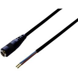 Câble de raccordement basse tension BKL Electronic 075186 DC femelle - extrémité(s) ouverte(s) 5.50 mm 2.50 mm 30.00 cm 1 pc(s)