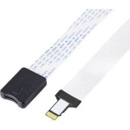 TRU COMPONENTS Set de câbles Raspberry Pi®, Banana Pi, Asus, Rock Pi [1x Fiche mâle MicroSD - 1x Slot pour carte MicroSD] 0.5 m