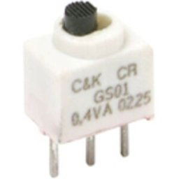 C & K Switches GS02MSABE Interrupteur à glissière 20 V 1 x On/Off 1 pc(s) Tape