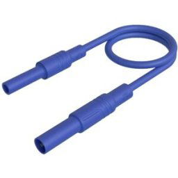 SKS Hirschmann MAL S GG-B 100/2,5 bl Cordon de mesure de sécurité fiche de sécurité 4 mm prise de sécurité 4 mm 100 cm bleu 1 pc(s)