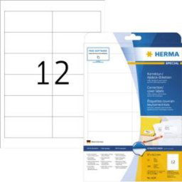 Herma 4228 Etiquette de correction 97 x 42.3 mm papier, mat blanc 300 pc(s) fixation permanente imprimante laser, photocopieuse, imprimante laser couleur,