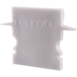 Deko Light 979071 Endkappe H-ET-02-12 Set 2 Stk, Grau Capuchon dextrémité pour profilé plastique (L x l x H) 27 x 6 x 20 mm 1 pc(s)