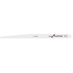 Lame de scie-sabre S 1411 DF, Heavy for Wood and Metal, lot de 2 Bosch Accessories 2608654834 Longueur lame de scie 300 mm 2 pc(s)