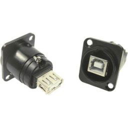 Adaptateur USB 2.0 type A femelle vers USB 2.0 type B femelle Cliff CP30115 1 pc(s)