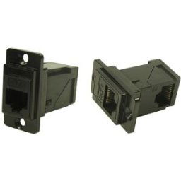 Cliff Fiche mâle de traversée en métal à angle droit CP30752MB Adaptateur/prolongateur encastrable noir 1 pc(s)
