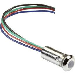 Voyant de signalisation LED Mentor 2660.8503 RVB Lentille 5 mm 2 V, 3.5 V, 3.5 V 20 mA, 20 mA, 20 mA 1 pc(s)