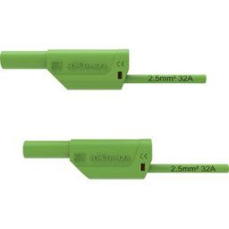 Schützinger VSFK 8500 / 2.5 / 100 / GN Cordon de mesure de sécurité mâle 4 mm mâle 4 mm 100.00 cm vert 1 pc(s)
