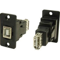 Adaptateur/prolongateur, embase femelle Port USB type B - port USB type A CP30607N Cliff Contenu: 1 pc(s)