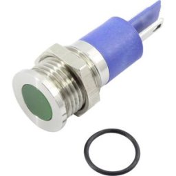 TRU COMPONENTS 1605982 Voyant de signalisation LED vert 12 V DC/AC 200 mcd