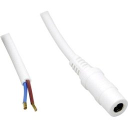 Câble de raccordement basse tension BKL Electronic 075202 DC femelle - extrémité(s) ouverte(s) 5.50 mm 2.10 mm 30.00 cm 1 pc(s)