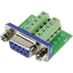 SUB-D femelle Nombre de pôles: 9 TRU COMPONENTS DSUB09F-10TB-2 1229331 90 ° raccord à vis 1 pc(s)