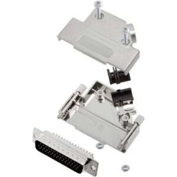 TRU COMPONENTS TCD45PKM25HDP44K 7709452 Kit embase SUB-D mâle 45 ° Nombre de pôles: 44 fût à souder 1 pc(s)