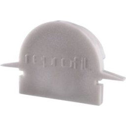 Deko Light 979551 Endkappe R-ET-01-12 Set 2 Stk, Grau Capuchon dextrémité pour profilé plastique (L x l x H) 27 x 6 x 14.5 mm 1 pc(s)