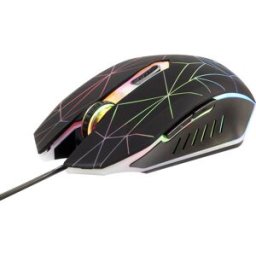 Renkforce RF-GM-120 Souris de gaming USB optique noir 6 Boutons 3600 dpi éclairé